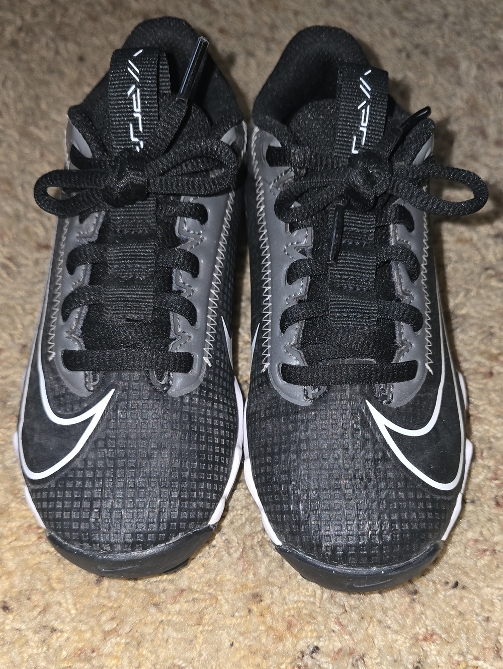 Nike Black and White Youth Cleats